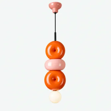 Подвесной светильник BUBBI Orange+Pink