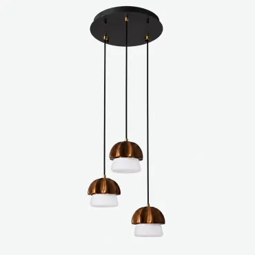 Подвесной светильник Mello Dark Brown P3 Round