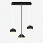 Подвесной светильник Mello Black P3 Line с деревянным плафоном от Vinsa