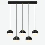 Подвесной светильник Light Black P5 Line с деревянным плафоном от Vinsa