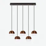 Подвесной светильник Mello Dark Brown P5 Line с деревянным плафоном от Vinsa