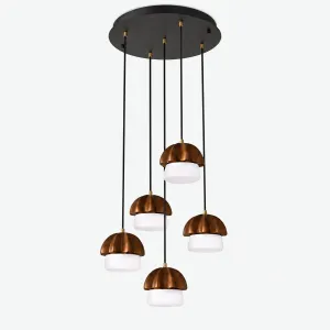Подвесной светильник Mello Dark Brown P5 Round