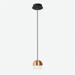 Подвесной светильник Mello Light Brown с деревянным плафоном от Vinsa