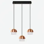 Подвесной светильник Mello Light Brown P3 Line с деревянным плафоном от Vinsa