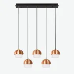 Подвесной светильник Light Dark Brown P5 Line с деревянным плафоном от Vinsa