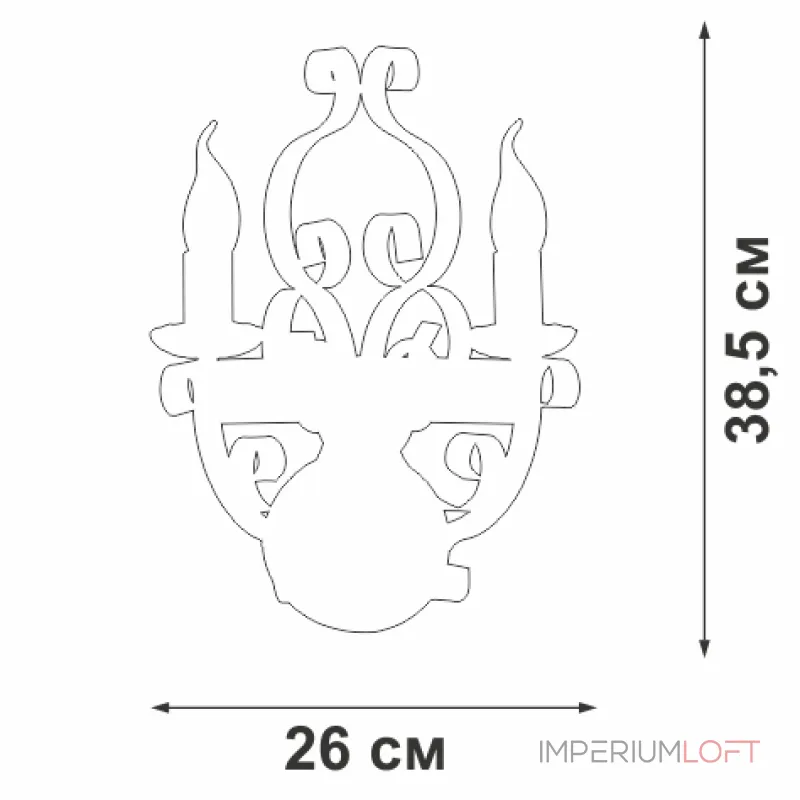 Настенный светильник VitaLuce V1166-8/2A Настенный светильник VitaLuce V1166-8/2A