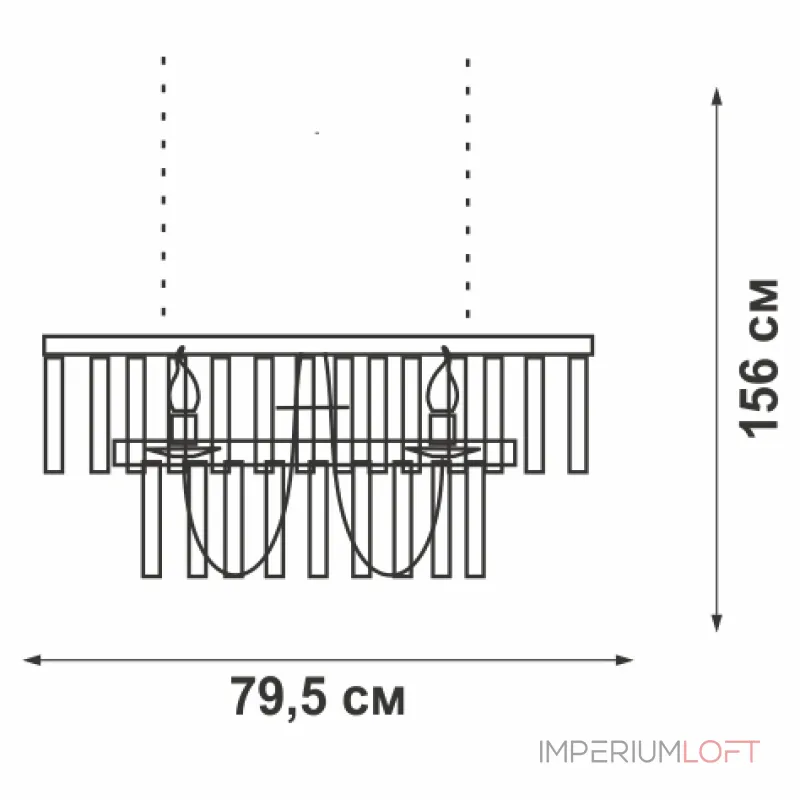 Подвесная люстра VitaLuce V5146-1/10 Подвесная люстра VitaLuce V5146-1/10