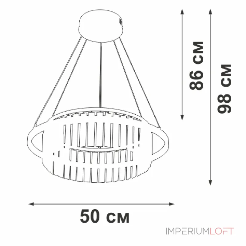 Подвесная люстра VitaLuce V54010-1/1S Подвесная люстра VitaLuce V54010-1/1S