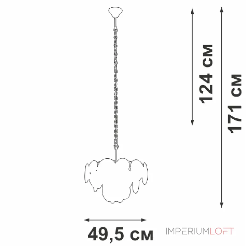 Подвесная люстра VitaLuce V5828-8/6+1