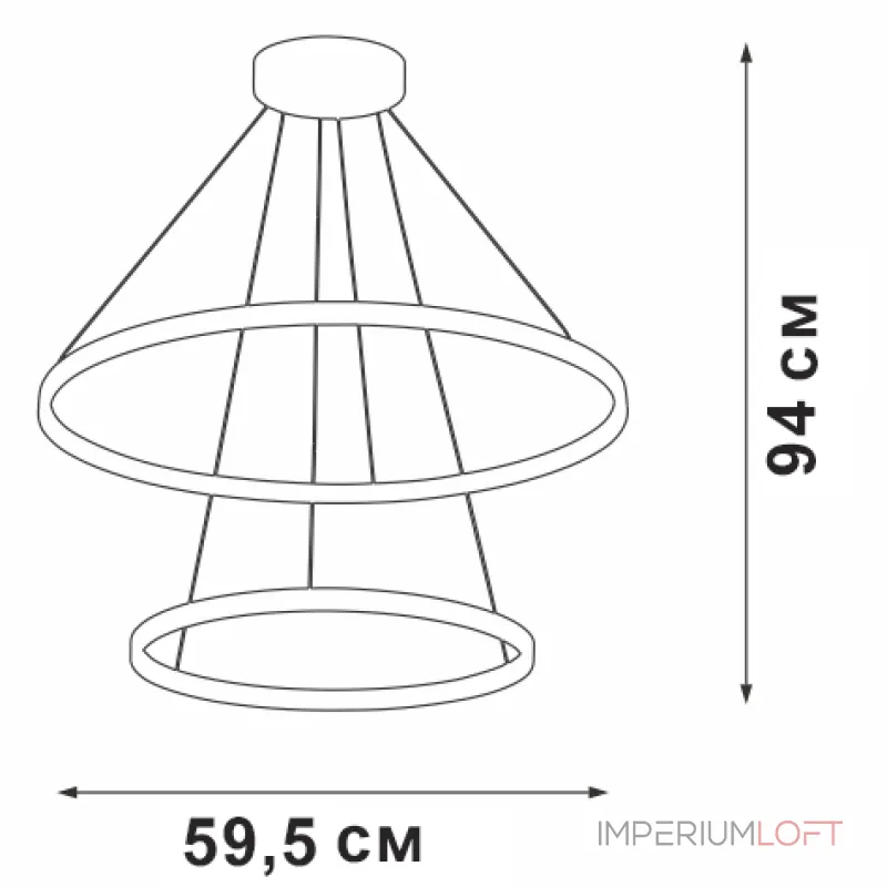 Подвесная люстра VitaLuce V04600-13/2S