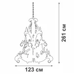Подвесная люстра VitaLuce V1815-7/16+8+8+8