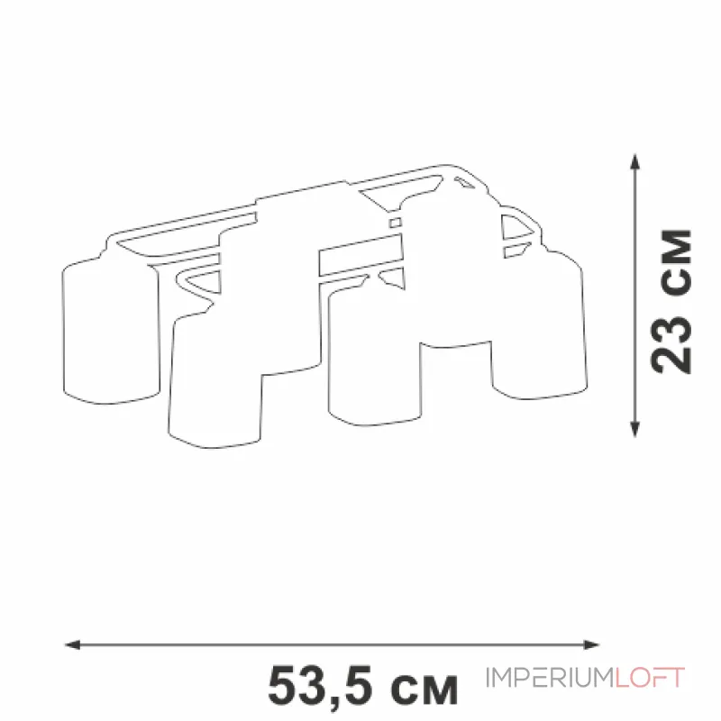 Потолочный светильник VitaLuce V3092-0/6PL Потолочный светильник VitaLuce V3092-0/6PL