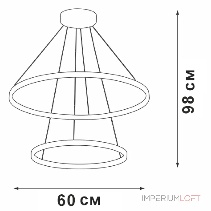 Подвесная люстра VitaLuce V4600-0/2S