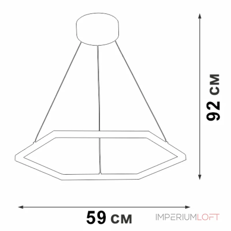 Подвесная люстра VitaLuce V4605-0/1S Подвесная люстра VitaLuce V4605-0/1S