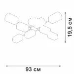 Потолочный светильник VitaLuce V4889-1/8PL
