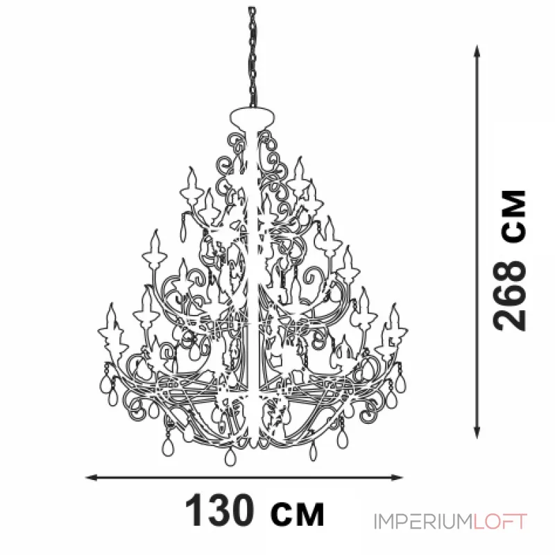 Подвесная люстра VitaLuce V1003-0/24