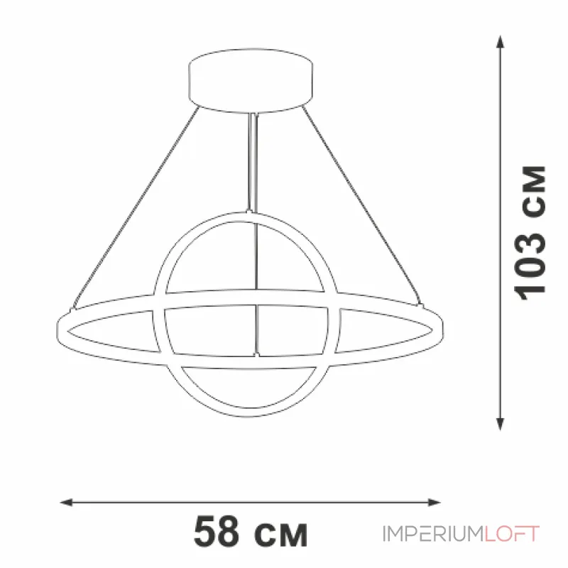 Подвесная люстра VitaLuce V4676-2/2S Подвесная люстра VitaLuce V4676-2/2S
