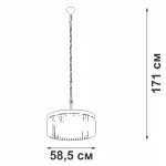 Подвесная люстра VitaLuce V5182-1/9