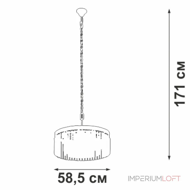 Подвесная люстра VitaLuce V5182-1/9 Подвесная люстра VitaLuce V5182-1/9
