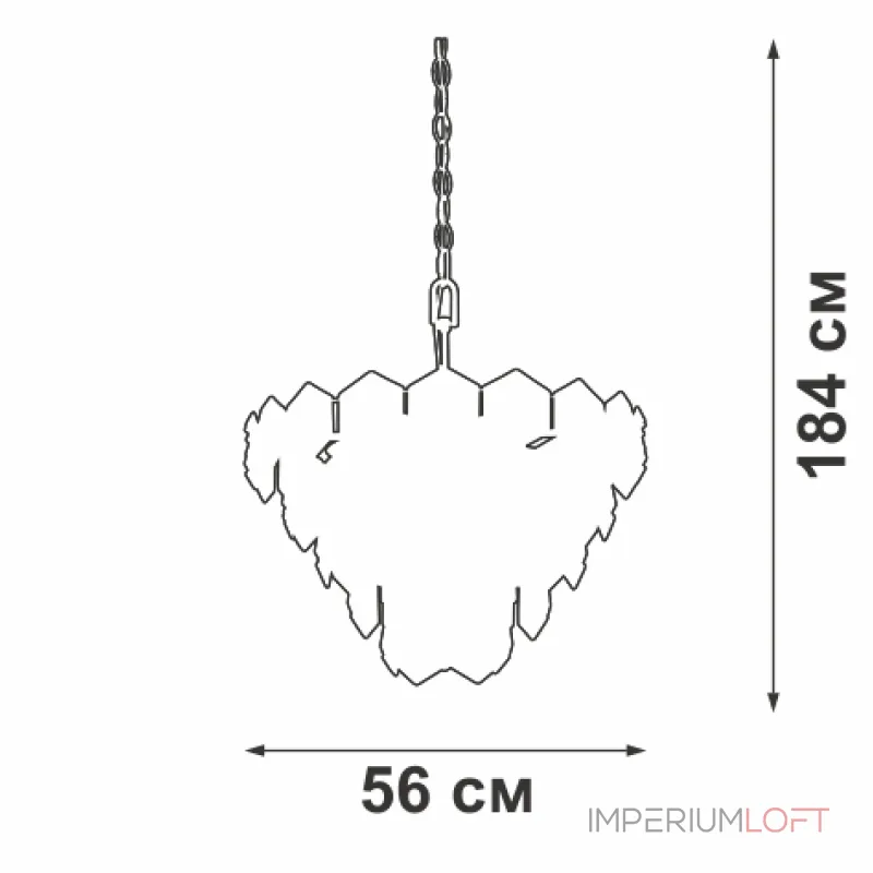 Подвесная люстра VitaLuce V5294-8/6+3+3+1
