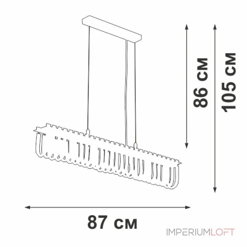 Подвесная люстра VitaLuce V5896-9/7S Подвесная люстра VitaLuce V5896-9/7S