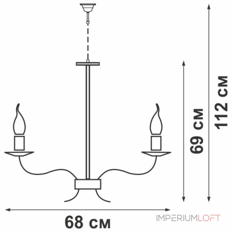 Подвесная люстра VitaLuce V1116/8