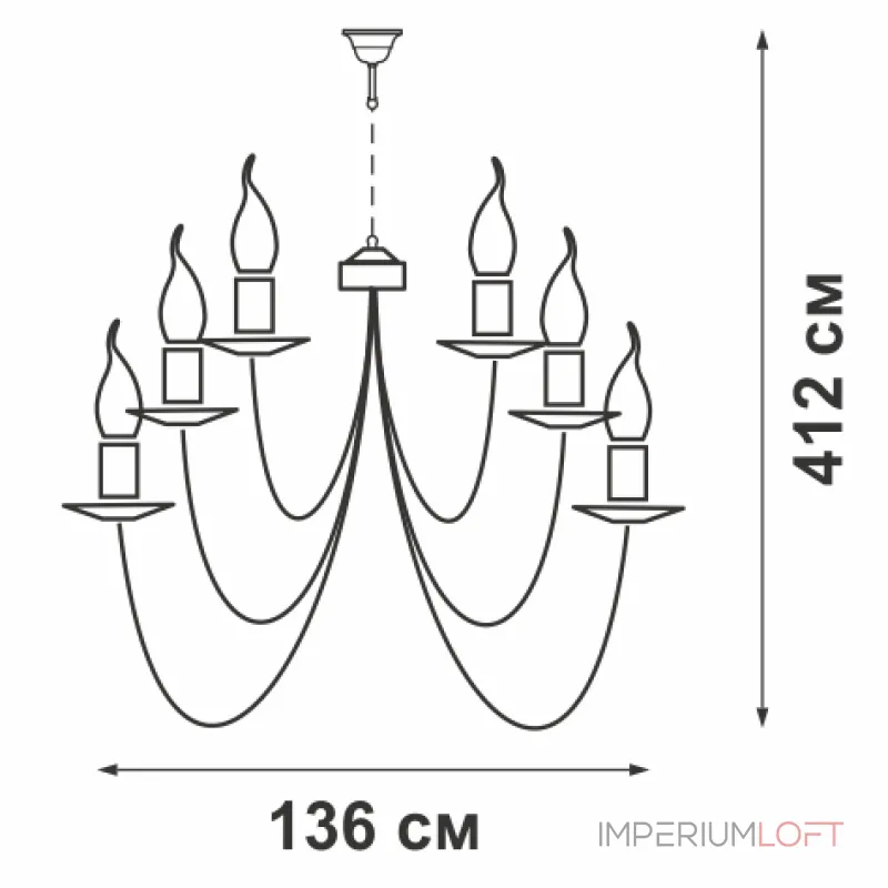 Подвесная люстра VitaLuce V1804-7/16+8+8