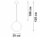 Подвесной светильник VitaLuce V29591-0/1S