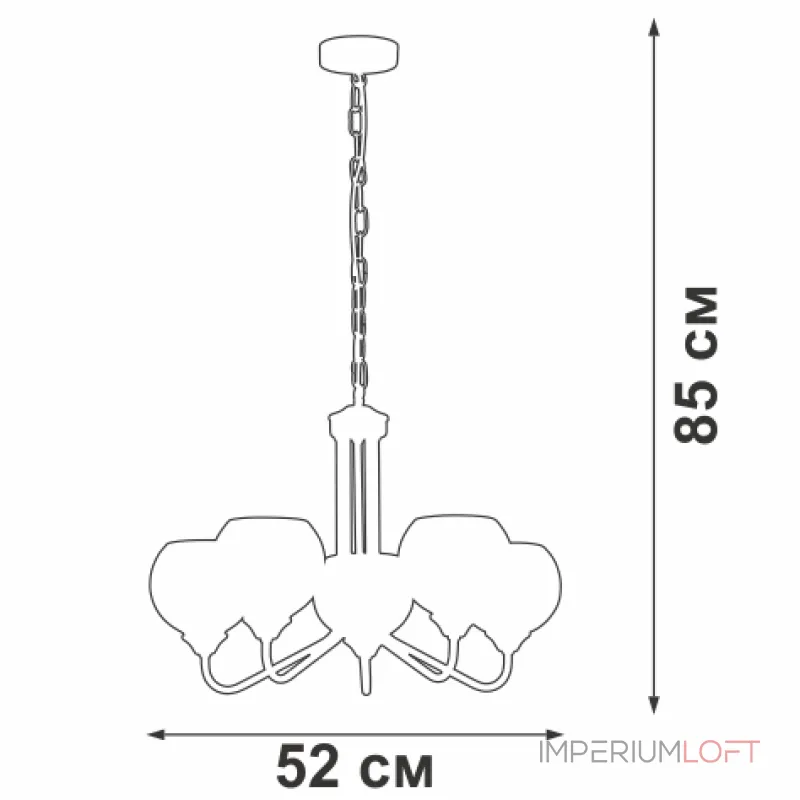 Подвесная люстра VitaLuce V4431-1/5
