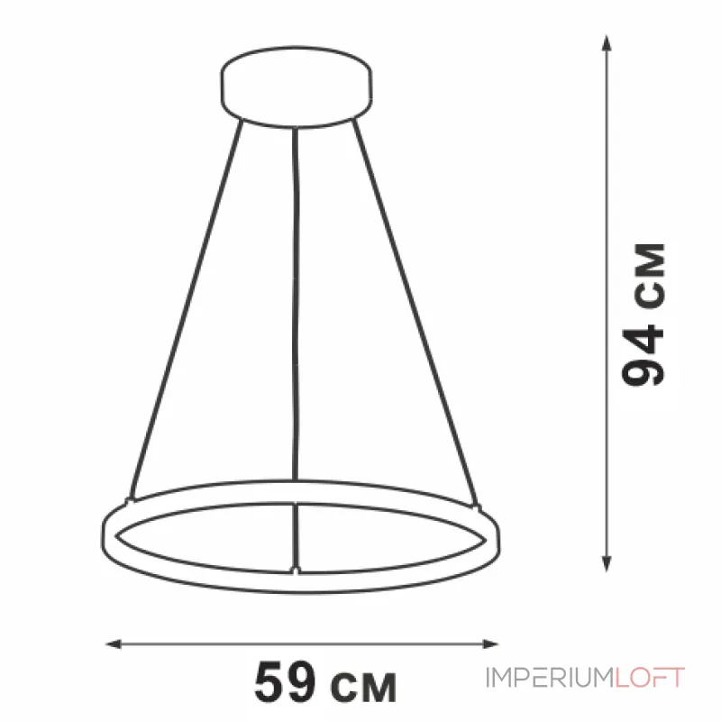 Подвесная люстра VitaLuce V4614-1/1S Подвесная люстра VitaLuce V4614-1/1S