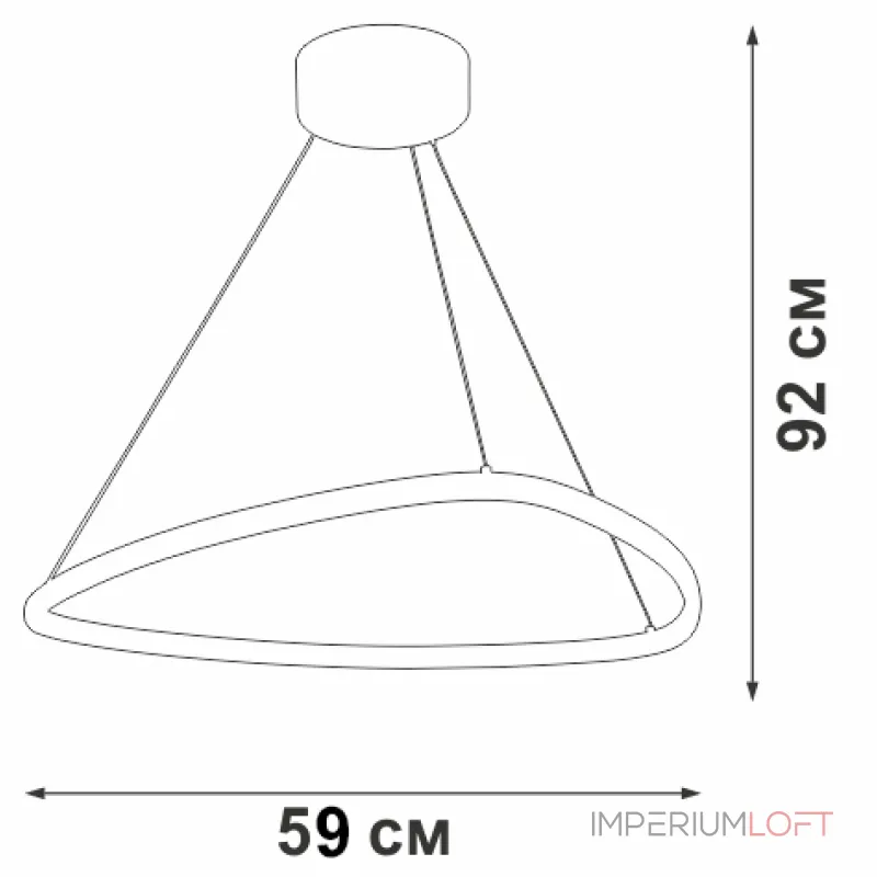 Подвесная люстра VitaLuce V4624-1/1S Подвесная люстра VitaLuce V4624-1/1S