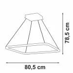 Подвесная люстра VitaLuce V4661-0/1S