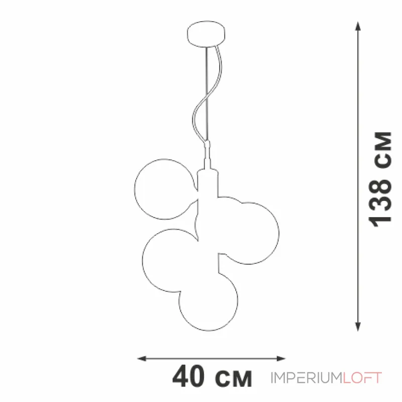 Подвесная люстра VitaLuce V4858-7/5S Подвесная люстра VitaLuce V4858-7/5S