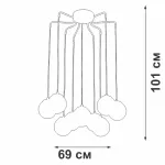 Подвесная люстра VitaLuce V4890-7/9PL