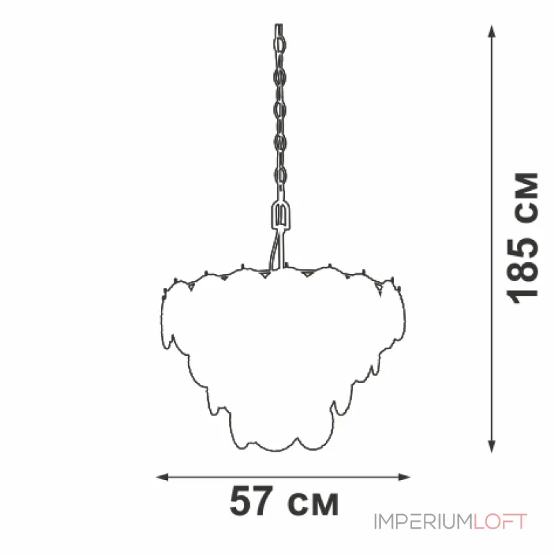 Подвесная люстра VitaLuce V5295-8/6+3+3+1
