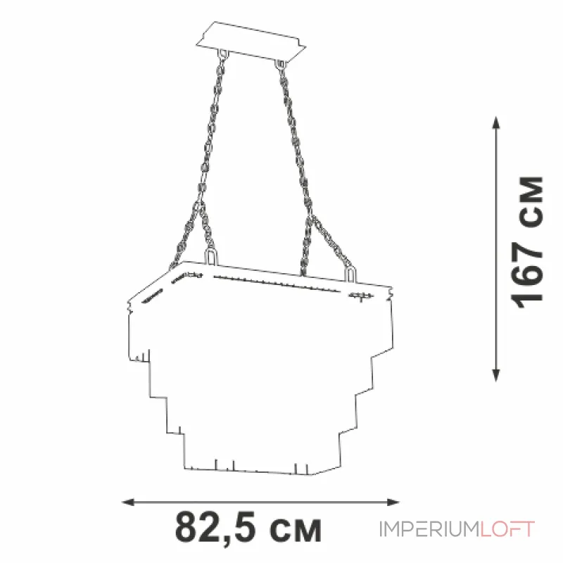 Подвесная люстра VitaLuce V5312-1/20
