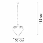 Подвесная люстра VitaLuce V5349-8/6+3+3+1