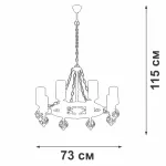 Подвесная люстра VitaLuce V4339-7/8