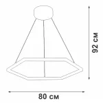 Подвесная люстра VitaLuce V4606-0/1S