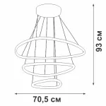Подвесная люстра VitaLuce V4624-1/3S