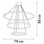 Подвесная люстра VitaLuce V04614-03/3S