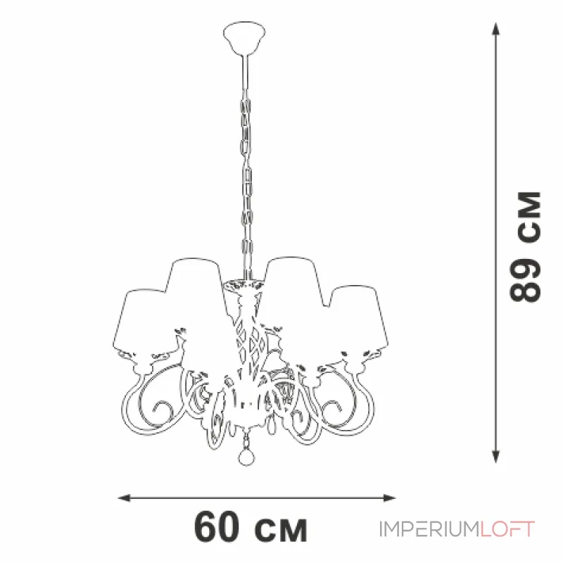 Подвесная люстра VitaLuce V1188/6