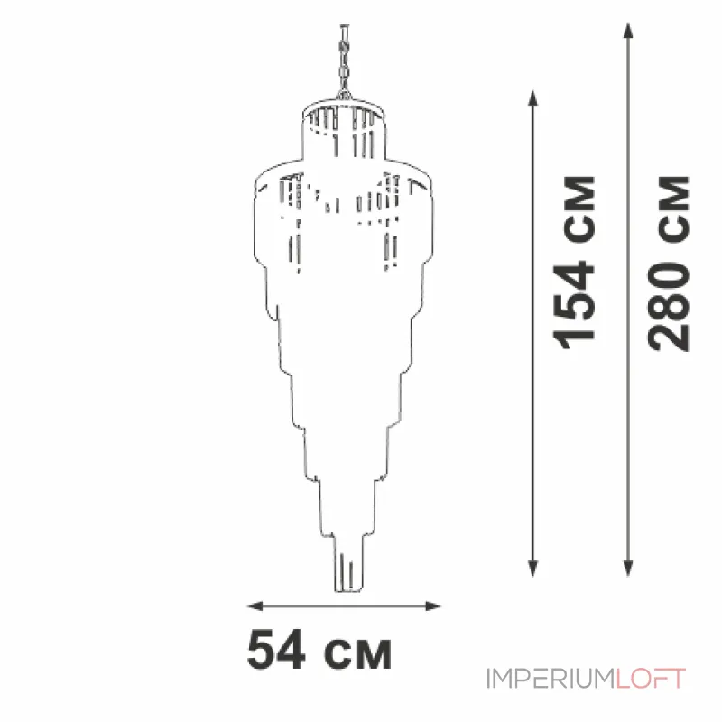 Подвесная люстра VitaLuce V1808-1/12+12+1