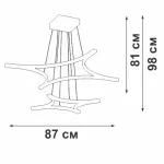 Подвесной светильник VitaLuce V2511DT-0/4+4S