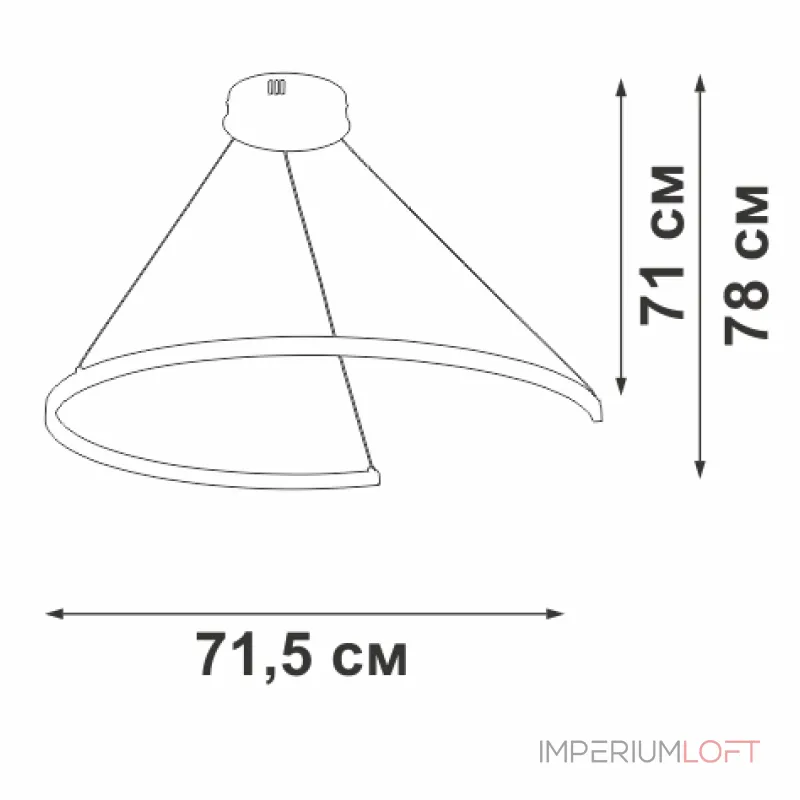 Подвесная люстра VitaLuce V2706-9/1S