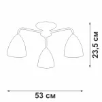 Потолочный светильник VitaLuce V3946-0/3PL