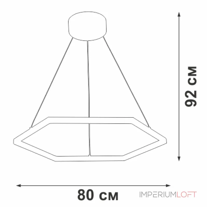 Подвесная люстра VitaLuce V4606-1/1S