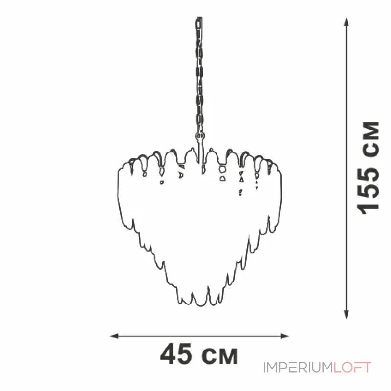 Подвесная люстра VitaLuce V5296-8/6+1
