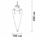 Подвесная люстра VitaLuce V5840-1/124