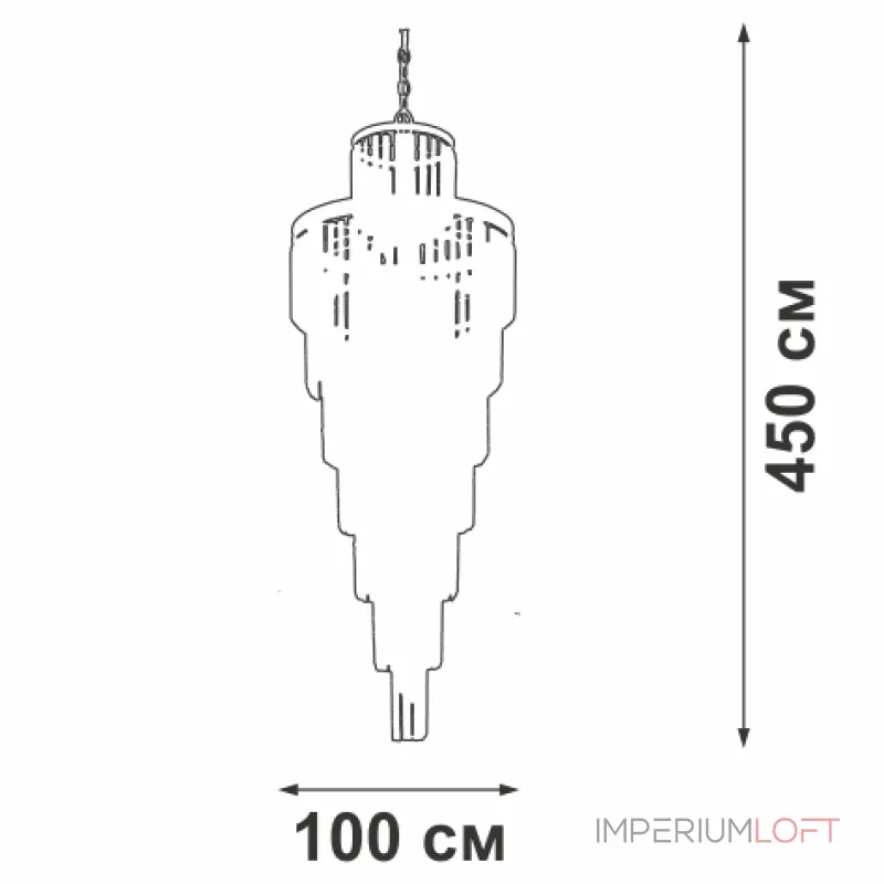 Подвесная люстра VitaLuce V5840-1/124